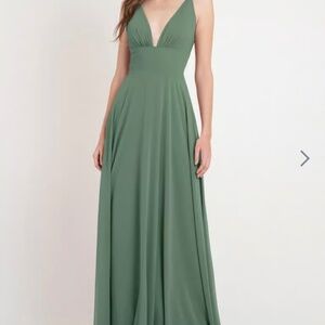 Jenny Yoo “Brady” Dress in Eucalyptus